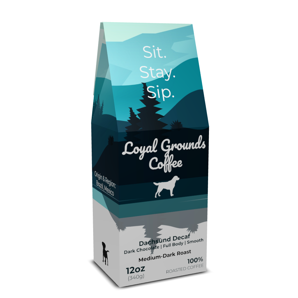 Dachsund: Medium-Dark Decaf 12 oz.